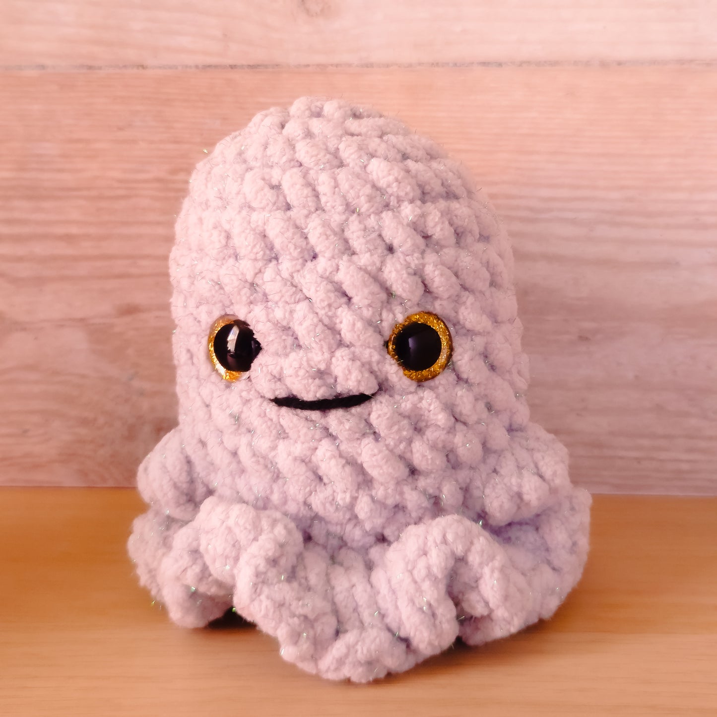 Grey Shimmer Ghost Desk Buddy