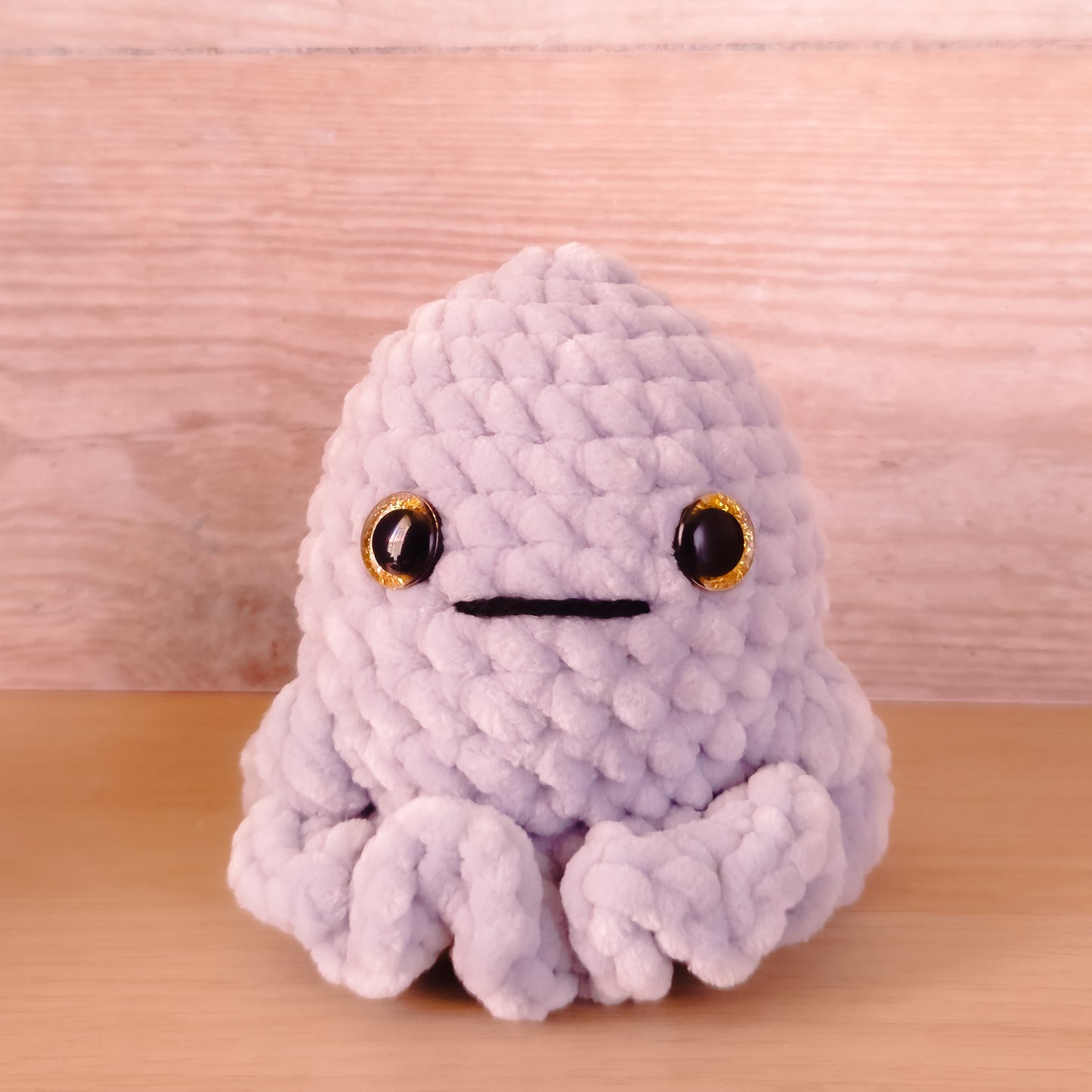Grey Plush Ghost Desk Buddy