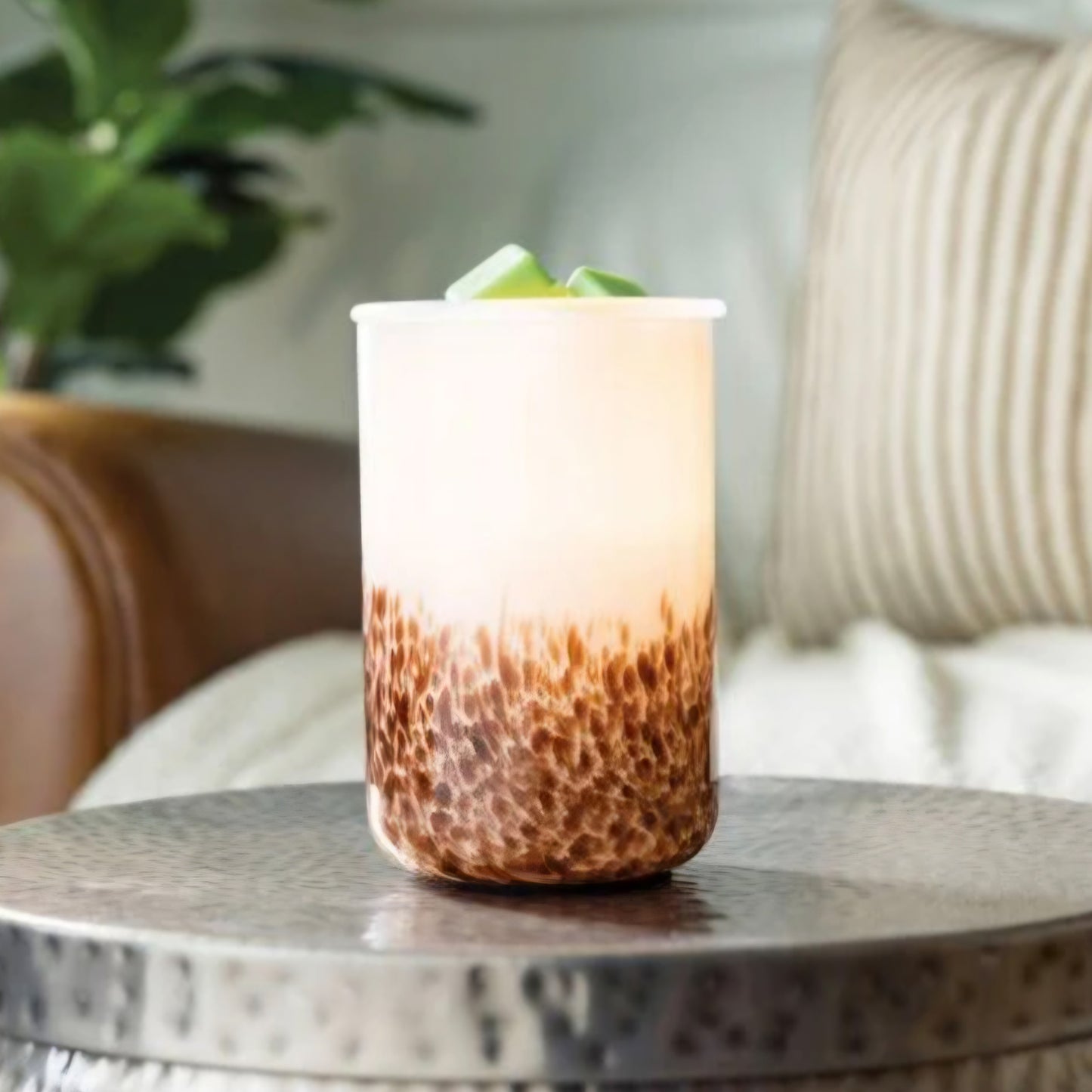 Tiger Shell Glass Illumination Wax Warmer