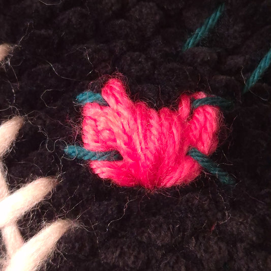 Black Soft Plush Voodoo Doll Cuddle Buddy